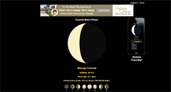 Desktop Screenshot of moonphaseinfo.com